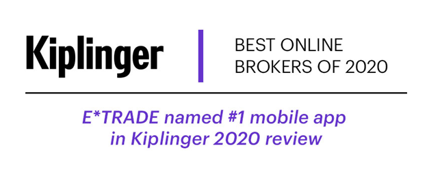 Kiplinger Best of Online Brokers Survey 2019 - Number 1 Online Broker Award