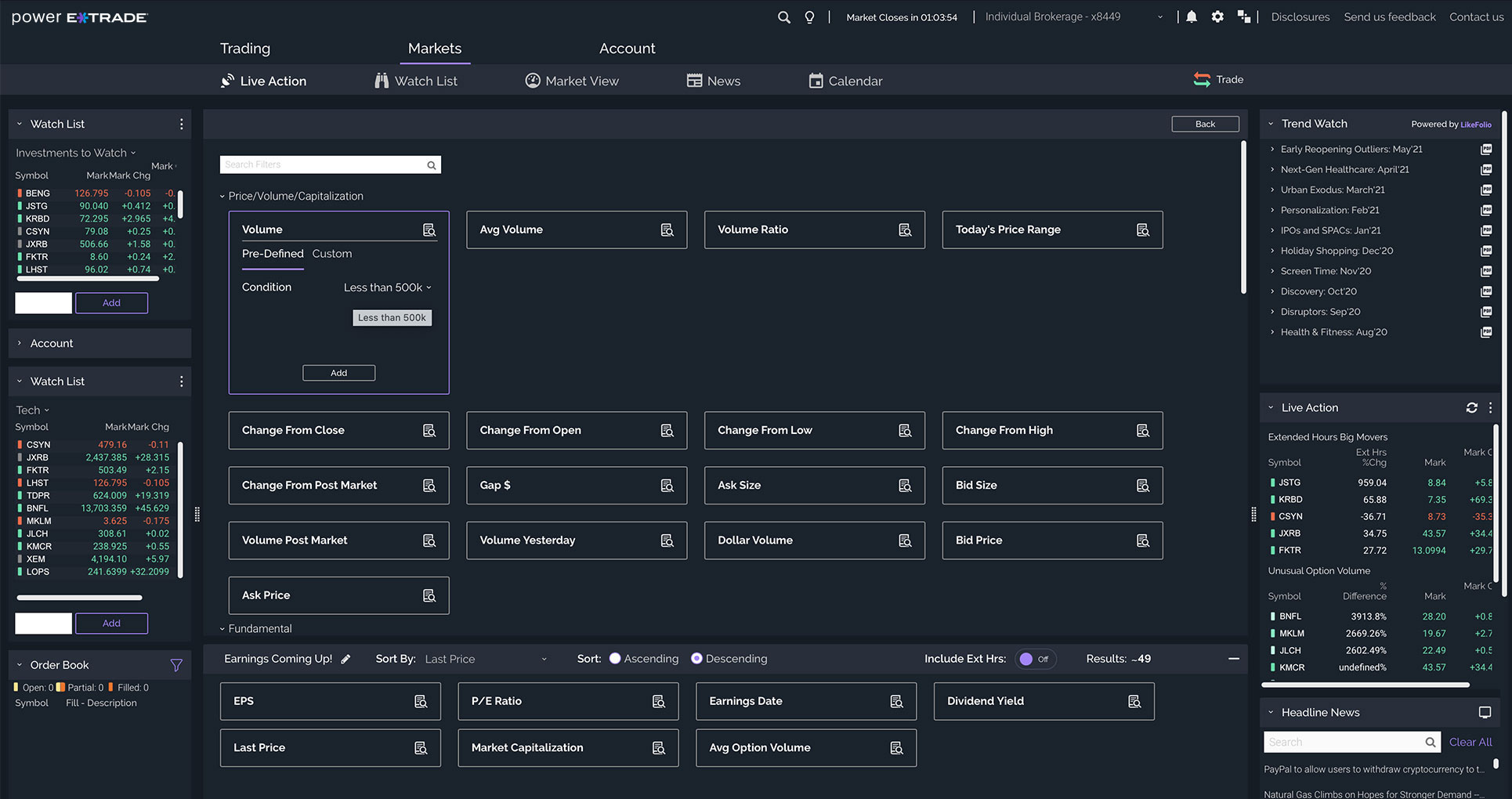 E-trade Platform