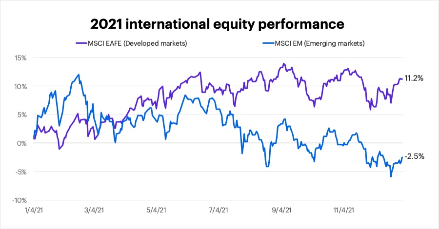 2021 international equity performance 