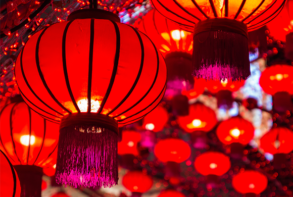 Image of chinese lanterns - banner image