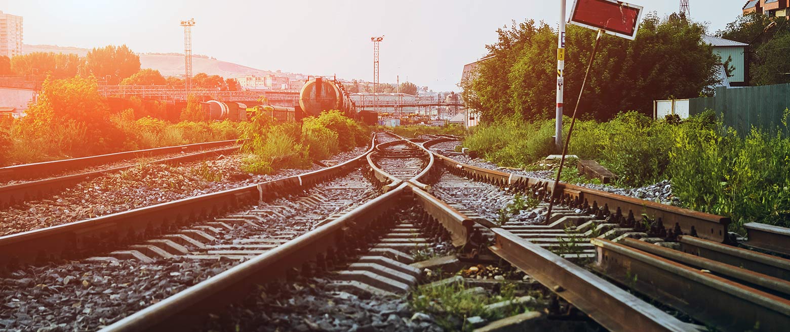 Swapping train tracks