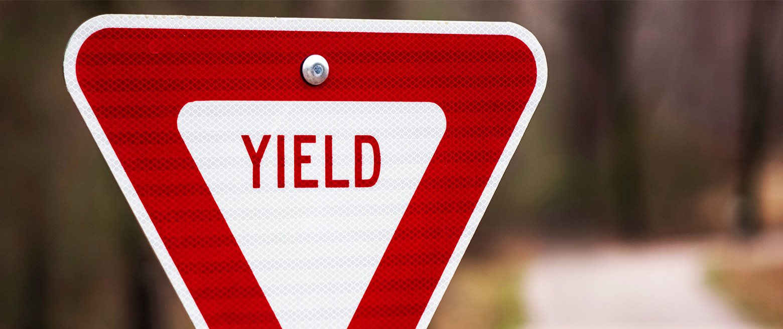 Image of a yield sign