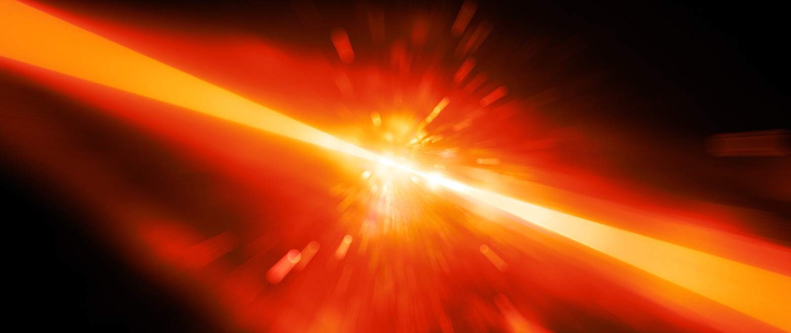 Header image of a laser