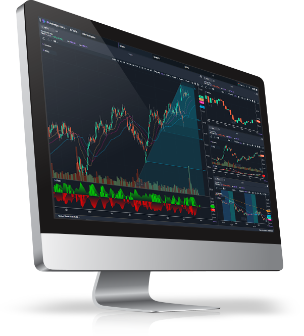 Power E*TRADE Pro desktop trading app on Apple Mac desktop computer