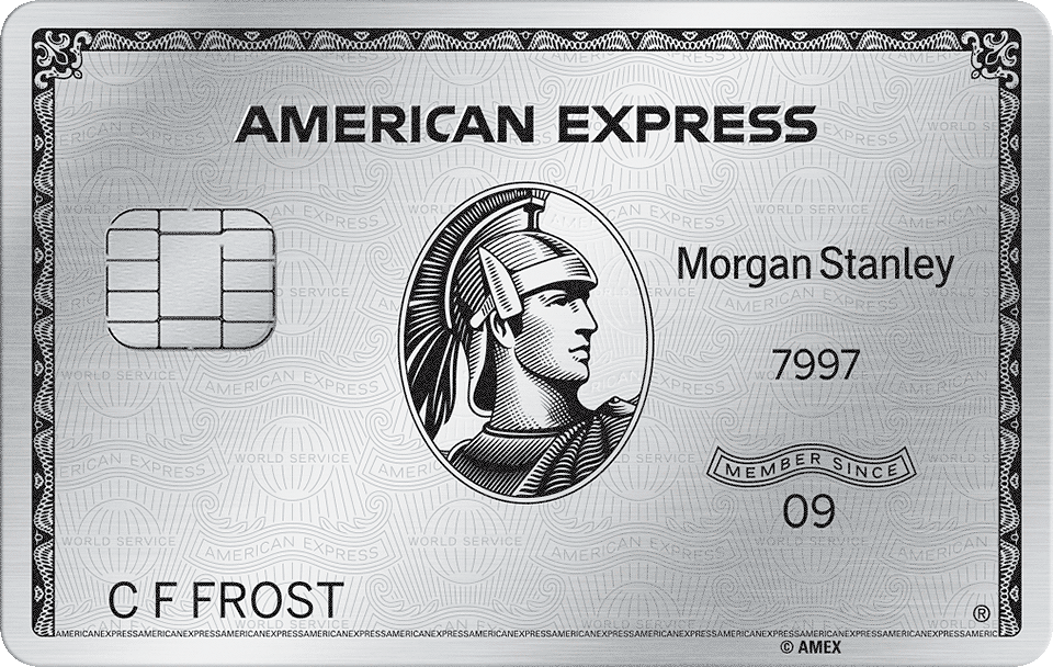 The Platinum Card® from American Express Exclusively for Morgan Stanley