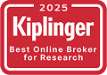 E*TRADE award Kiplinger's Best Online Broker for Research 2025