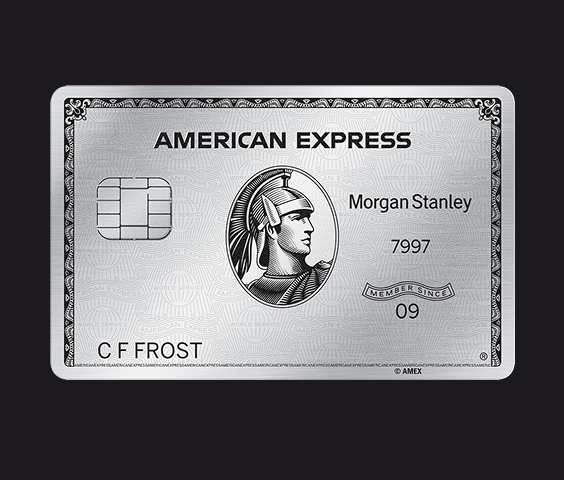 The Platinum Card® from American Express Exclusively for Morgan Stanley