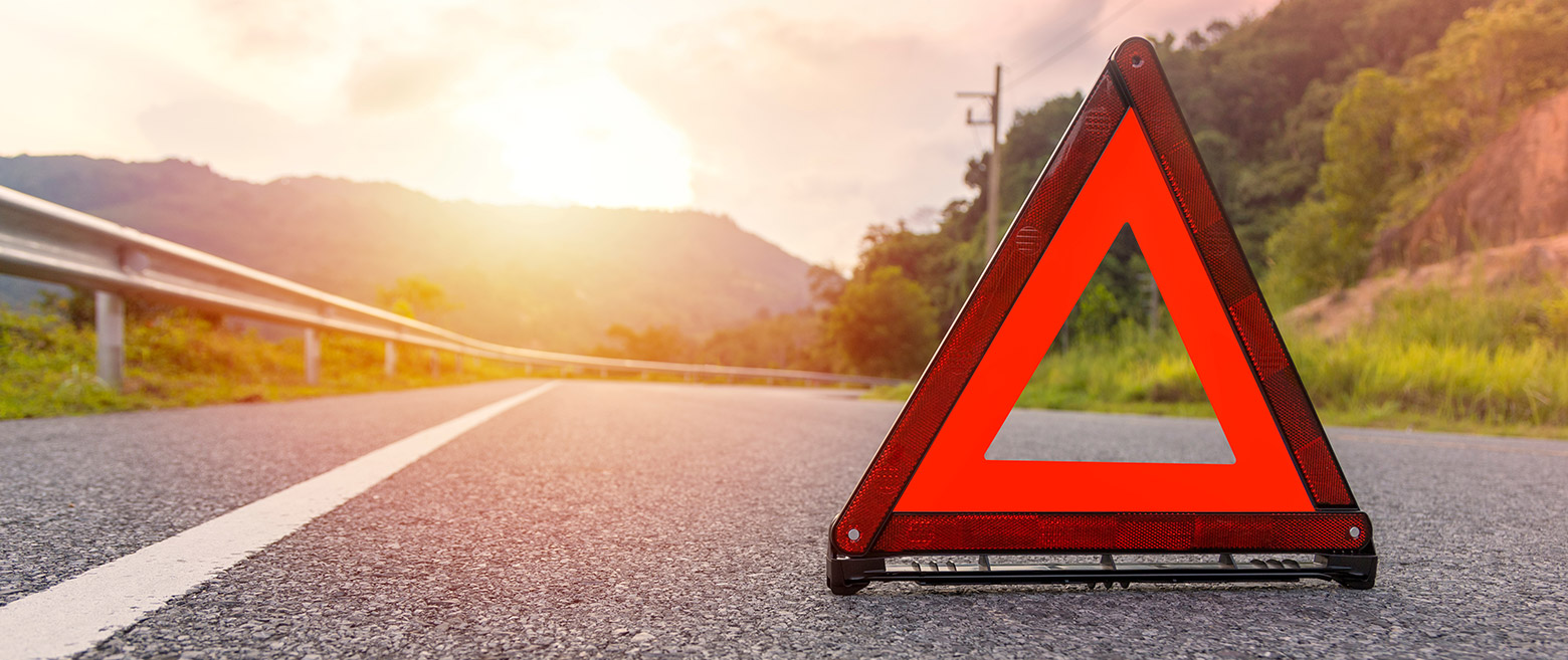 Vield sign on the road