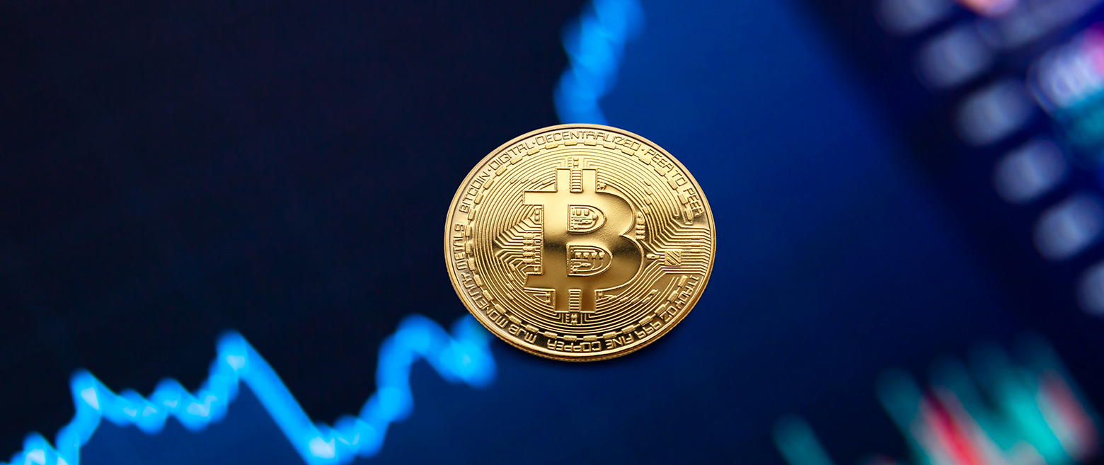 Gold Bitcoin illustration