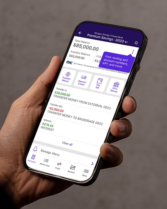 E*TRADE mobile experience preview