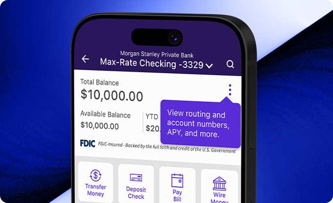 E*TRADE mobile app on an iPhone showing stock charting for a brokerage account