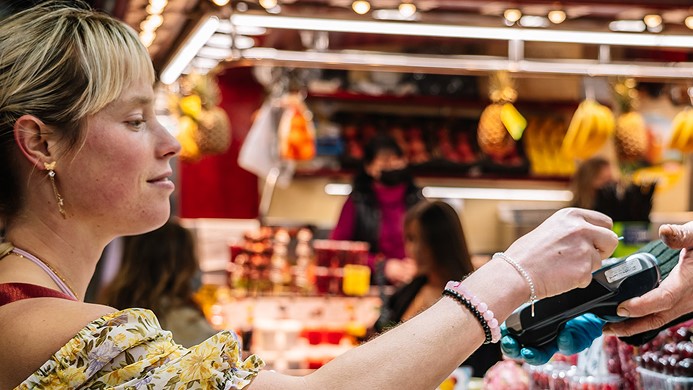 Woman shopping