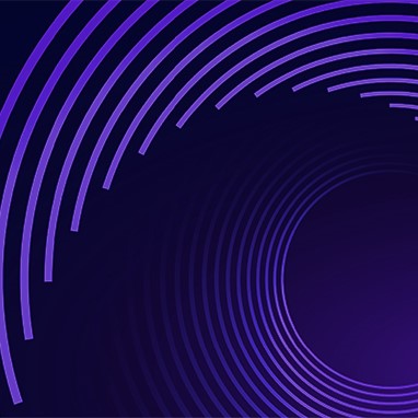 Abstract lines in a circle