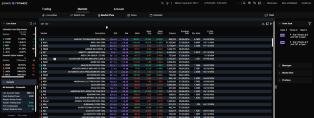 Screengrab of midnight theme