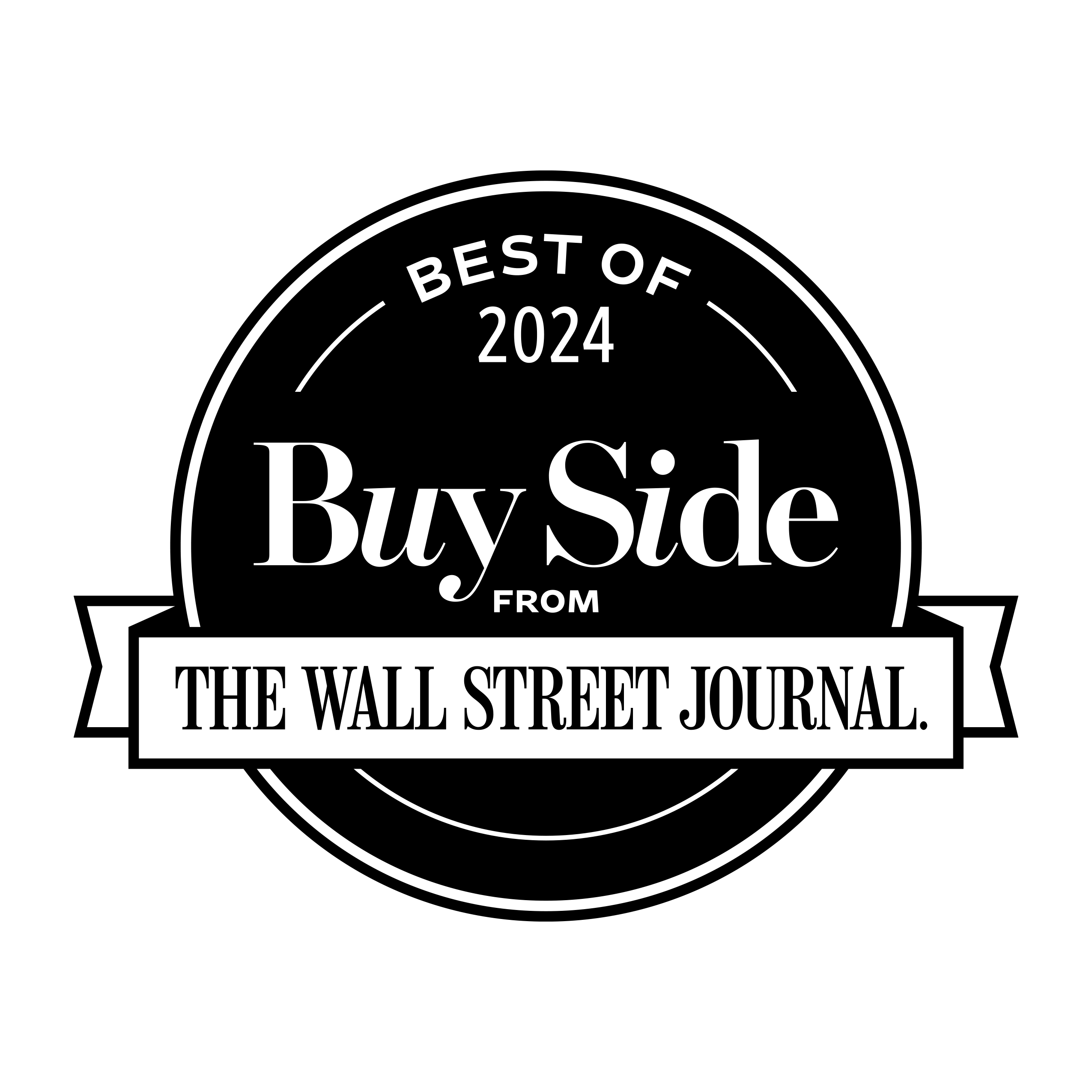 Best of 2024 Buy Side from The Wall Street Journal Award Badge